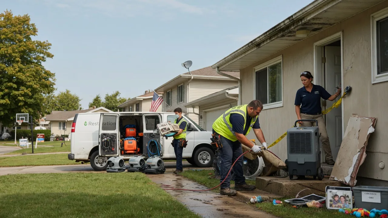 Water Damage Restoration in Danville, IL near me